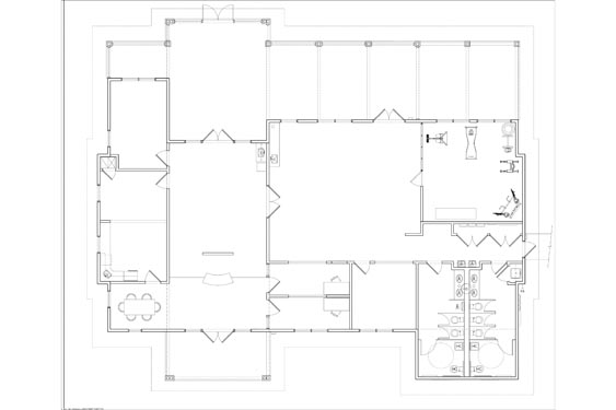 Eagle Landing Phase 1 Main Clubhouse Floor Plan