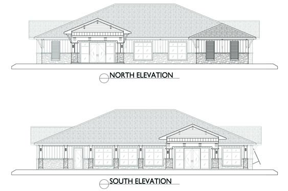 Eagle Landing Phase 2 Clubhouse Elevations North/South