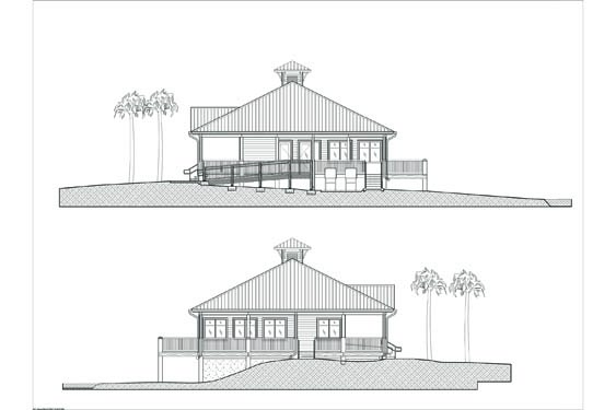 Environmental Learning Center Elevations of Sides