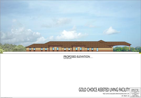 Gold Choice ALF Deltona Proposed Side 1 Elevations