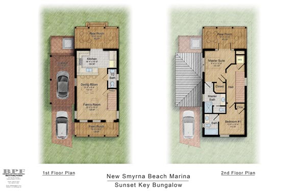 NSB Marina Sunset Key Bungalow Floor Plans