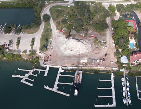 NSB Marina Construction Photo Aerial View 2