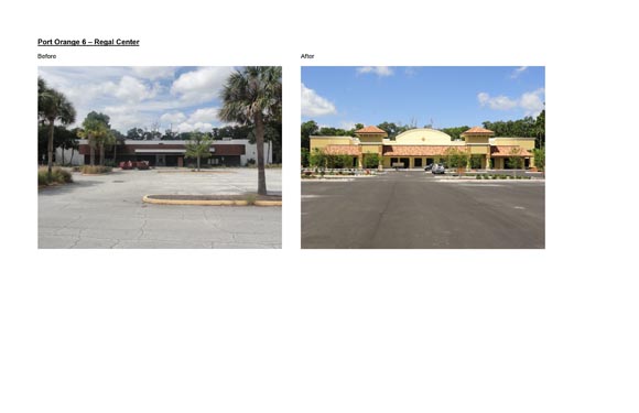Port Orange Regal Center Before/After Images