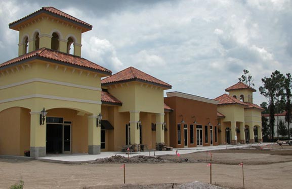 Southwinds Shoppes Construction Site of Front of Shops 4
