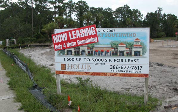 Southwinds Shoppes Construction Site Now Leasing